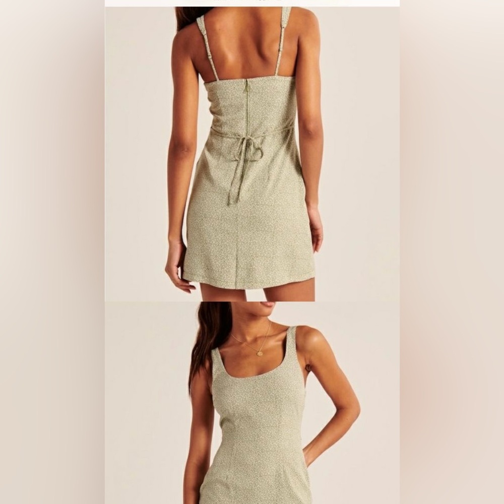 *NWT* Abercrombie & Fitch Floral Mini Dress w/ Matching Scrunchie